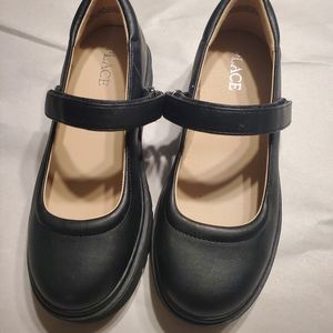 Childrens place girls black mary jane shoes